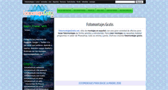 Desktop Screenshot of fotomontajesgratis.net