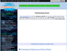 Tablet Screenshot of fotomontajesgratis.net